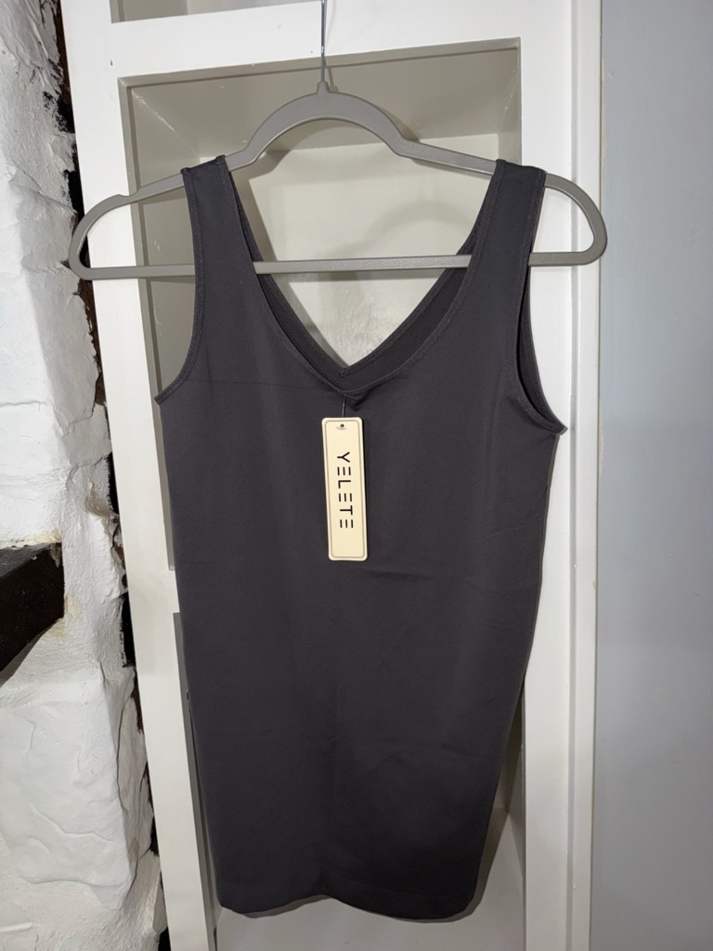 NWT Yelete charcoal reversible Tank plus size